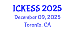 International Conference on Kinesiology, Exercise and Sport Sciences (ICKESS) December 09, 2025 - Toronto, Canada