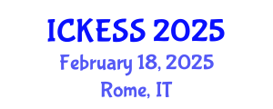 International Conference on Kinesiology, Exercise and Sport Sciences (ICKESS) February 18, 2025 - Rome, Italy