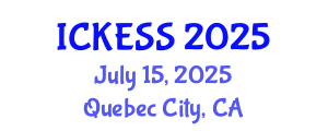 International Conference on Kinesiology, Exercise and Sport Sciences (ICKESS) July 15, 2025 - Quebec City, Canada