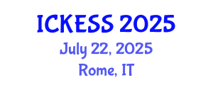 International Conference on Kinesiology, Exercise and Sport Sciences (ICKESS) July 22, 2025 - Rome, Italy