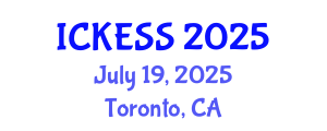 International Conference on Kinesiology, Exercise and Sport Sciences (ICKESS) July 19, 2025 - Toronto, Canada
