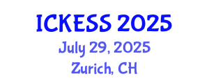 International Conference on Kinesiology, Exercise and Sport Sciences (ICKESS) July 29, 2025 - Zurich, Switzerland