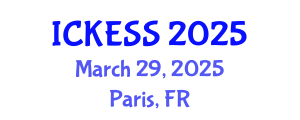 International Conference on Kinesiology, Exercise and Sport Sciences (ICKESS) March 29, 2025 - Paris, France