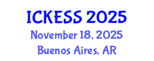 International Conference on Kinesiology, Exercise and Sport Sciences (ICKESS) November 18, 2025 - Buenos Aires, Argentina