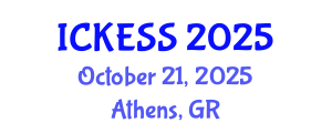International Conference on Kinesiology, Exercise and Sport Sciences (ICKESS) October 21, 2025 - Athens, Greece