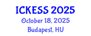 International Conference on Kinesiology, Exercise and Sport Sciences (ICKESS) October 18, 2025 - Budapest, Hungary