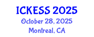 International Conference on Kinesiology, Exercise and Sport Sciences (ICKESS) October 28, 2025 - Montreal, Canada