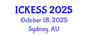 International Conference on Kinesiology, Exercise and Sport Sciences (ICKESS) October 18, 2025 - Sydney, Australia