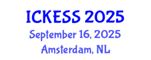 International Conference on Kinesiology, Exercise and Sport Sciences (ICKESS) September 16, 2025 - Amsterdam, Netherlands