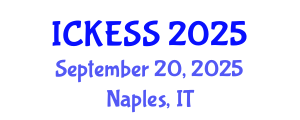International Conference on Kinesiology, Exercise and Sport Sciences (ICKESS) September 20, 2025 - Naples, Italy