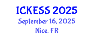 International Conference on Kinesiology, Exercise and Sport Sciences (ICKESS) September 16, 2025 - Nice, France