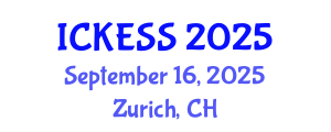 International Conference on Kinesiology, Exercise and Sport Sciences (ICKESS) September 16, 2025 - Zurich, Switzerland
