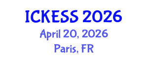 International Conference on Kinesiology, Exercise and Sport Sciences (ICKESS) April 20, 2026 - Paris, France International Conference on Kinesiology, Exercise and Sport Sciences (ICKESS) April 20, 2026 - Paris, France