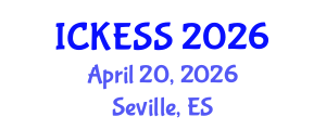 International Conference on Kinesiology, Exercise and Sport Sciences (ICKESS) April 20, 2026 - Seville, Spain International Conference on Kinesiology, Exercise and Sport Sciences (ICKESS) April 20, 2026 - Seville, Spain