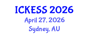 International Conference on Kinesiology, Exercise and Sport Sciences (ICKESS) April 27, 2026 - Sydney, Australia International Conference on Kinesiology, Exercise and Sport Sciences (ICKESS) April 27, 2026 - Sydney, Australia