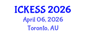 International Conference on Kinesiology, Exercise and Sport Sciences (ICKESS) April 06, 2026 - Toronto, Australia International Conference on Kinesiology, Exercise and Sport Sciences (ICKESS) April 06, 2026 - Toronto, Australia