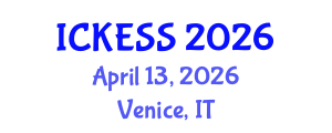 International Conference on Kinesiology, Exercise and Sport Sciences (ICKESS) April 13, 2026 - Venice, Italy International Conference on Kinesiology, Exercise and Sport Sciences (ICKESS) April 13, 2026 - Venice, Italy