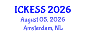 International Conference on Kinesiology, Exercise and Sport Sciences (ICKESS) August 05, 2026 - Amsterdam, Netherlands International Conference on Kinesiology, Exercise and Sport Sciences (ICKESS) August 05, 2026 - Amsterdam, Netherlands