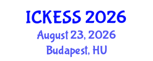 International Conference on Kinesiology, Exercise and Sport Sciences (ICKESS) August 23, 2026 - Budapest, Hungary International Conference on Kinesiology, Exercise and Sport Sciences (ICKESS) August 23, 2026 - Budapest, Hungary