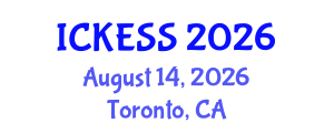 International Conference on Kinesiology, Exercise and Sport Sciences (ICKESS) August 14, 2026 - Toronto, Canada International Conference on Kinesiology, Exercise and Sport Sciences (ICKESS) August 14, 2026 - Toronto, Canada