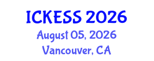 International Conference on Kinesiology, Exercise and Sport Sciences (ICKESS) August 05, 2026 - Vancouver, Canada International Conference on Kinesiology, Exercise and Sport Sciences (ICKESS) August 05, 2026 - Vancouver, Canada