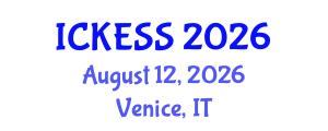 International Conference on Kinesiology, Exercise and Sport Sciences (ICKESS) August 12, 2026 - Venice, Italy International Conference on Kinesiology, Exercise and Sport Sciences (ICKESS) August 12, 2026 - Venice, Italy