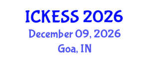 International Conference on Kinesiology, Exercise and Sport Sciences (ICKESS) December 09, 2026 - Goa, India International Conference on Kinesiology, Exercise and Sport Sciences (ICKESS) December 09, 2026 - Goa, India