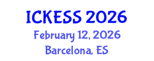 International Conference on Kinesiology, Exercise and Sport Sciences (ICKESS) February 12, 2026 - Barcelona, Spain International Conference on Kinesiology, Exercise and Sport Sciences (ICKESS) February 12, 2026 - Barcelona, Spain