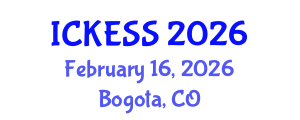 International Conference on Kinesiology, Exercise and Sport Sciences (ICKESS) February 16, 2026 - Bogota, Colombia International Conference on Kinesiology, Exercise and Sport Sciences (ICKESS) February 16, 2026 - Bogota, Colombia