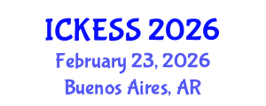 International Conference on Kinesiology, Exercise and Sport Sciences (ICKESS) February 23, 2026 - Buenos Aires, Argentina International Conference on Kinesiology, Exercise and Sport Sciences (ICKESS) February 23, 2026 - Buenos Aires, Argentina