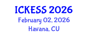 International Conference on Kinesiology, Exercise and Sport Sciences (ICKESS) February 02, 2026 - Havana, Cuba International Conference on Kinesiology, Exercise and Sport Sciences (ICKESS) February 02, 2026 - Havana, Cuba