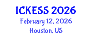 International Conference on Kinesiology, Exercise and Sport Sciences (ICKESS) February 12, 2026 - Houston, United States International Conference on Kinesiology, Exercise and Sport Sciences (ICKESS) February 12, 2026 - Houston, United States