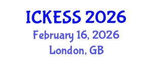 International Conference on Kinesiology, Exercise and Sport Sciences (ICKESS) February 16, 2026 - London, United Kingdom International Conference on Kinesiology, Exercise and Sport Sciences (ICKESS) February 16, 2026 - London, United Kingdom