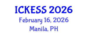 International Conference on Kinesiology, Exercise and Sport Sciences (ICKESS) February 16, 2026 - Manila, Philippines International Conference on Kinesiology, Exercise and Sport Sciences (ICKESS) February 16, 2026 - Manila, Philippines