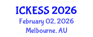 International Conference on Kinesiology, Exercise and Sport Sciences (ICKESS) February 02, 2026 - Melbourne, Australia International Conference on Kinesiology, Exercise and Sport Sciences (ICKESS) February 02, 2026 - Melbourne, Australia