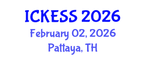 International Conference on Kinesiology, Exercise and Sport Sciences (ICKESS) February 02, 2026 - Pattaya, Thailand International Conference on Kinesiology, Exercise and Sport Sciences (ICKESS) February 02, 2026 - Pattaya, Thailand