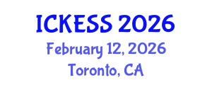 International Conference on Kinesiology, Exercise and Sport Sciences (ICKESS) February 12, 2026 - Toronto, Canada International Conference on Kinesiology, Exercise and Sport Sciences (ICKESS) February 12, 2026 - Toronto, Canada