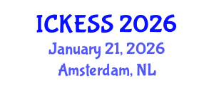 International Conference on Kinesiology, Exercise and Sport Sciences (ICKESS) January 21, 2026 - Amsterdam, Netherlands