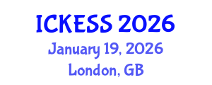 International Conference on Kinesiology, Exercise and Sport Sciences (ICKESS) January 19, 2026 - London, United Kingdom International Conference on Kinesiology, Exercise and Sport Sciences (ICKESS) January 19, 2026 - London, United Kingdom
