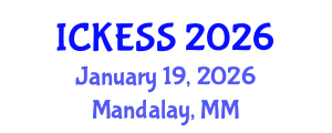 International Conference on Kinesiology, Exercise and Sport Sciences (ICKESS) January 19, 2026 - Mandalay, Myanmar International Conference on Kinesiology, Exercise and Sport Sciences (ICKESS) January 19, 2026 - Mandalay, Myanmar