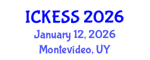 International Conference on Kinesiology, Exercise and Sport Sciences (ICKESS) January 12, 2026 - Montevideo, Uruguay International Conference on Kinesiology, Exercise and Sport Sciences (ICKESS) January 12, 2026 - Montevideo, Uruguay