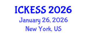 International Conference on Kinesiology, Exercise and Sport Sciences (ICKESS) January 26, 2026 - New York, United States International Conference on Kinesiology, Exercise and Sport Sciences (ICKESS) January 26, 2026 - New York, United States