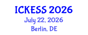 International Conference on Kinesiology, Exercise and Sport Sciences (ICKESS) July 22, 2026 - Berlin, Germany International Conference on Kinesiology, Exercise and Sport Sciences (ICKESS) July 22, 2026 - Berlin, Germany