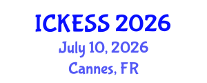 International Conference on Kinesiology, Exercise and Sport Sciences (ICKESS) July 10, 2026 - Cannes, France International Conference on Kinesiology, Exercise and Sport Sciences (ICKESS) July 10, 2026 - Cannes, France