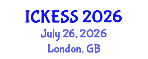 International Conference on Kinesiology, Exercise and Sport Sciences (ICKESS) July 26, 2026 - London, United Kingdom International Conference on Kinesiology, Exercise and Sport Sciences (ICKESS) July 26, 2026 - London, United Kingdom