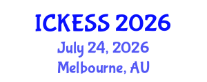 International Conference on Kinesiology, Exercise and Sport Sciences (ICKESS) July 24, 2026 - Melbourne, Australia International Conference on Kinesiology, Exercise and Sport Sciences (ICKESS) July 24, 2026 - Melbourne, Australia