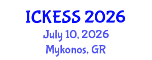 International Conference on Kinesiology, Exercise and Sport Sciences (ICKESS) July 10, 2026 - Mykonos, Greece International Conference on Kinesiology, Exercise and Sport Sciences (ICKESS) July 10, 2026 - Mykonos, Greece