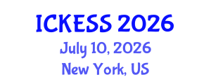 International Conference on Kinesiology, Exercise and Sport Sciences (ICKESS) July 10, 2026 - New York, United States International Conference on Kinesiology, Exercise and Sport Sciences (ICKESS) July 10, 2026 - New York, United States