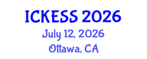 International Conference on Kinesiology, Exercise and Sport Sciences (ICKESS) July 12, 2026 - Ottawa, Canada International Conference on Kinesiology, Exercise and Sport Sciences (ICKESS) July 12, 2026 - Ottawa, Canada
