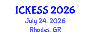 International Conference on Kinesiology, Exercise and Sport Sciences (ICKESS) July 24, 2026 - Rhodes, Greece International Conference on Kinesiology, Exercise and Sport Sciences (ICKESS) July 24, 2026 - Rhodes, Greece